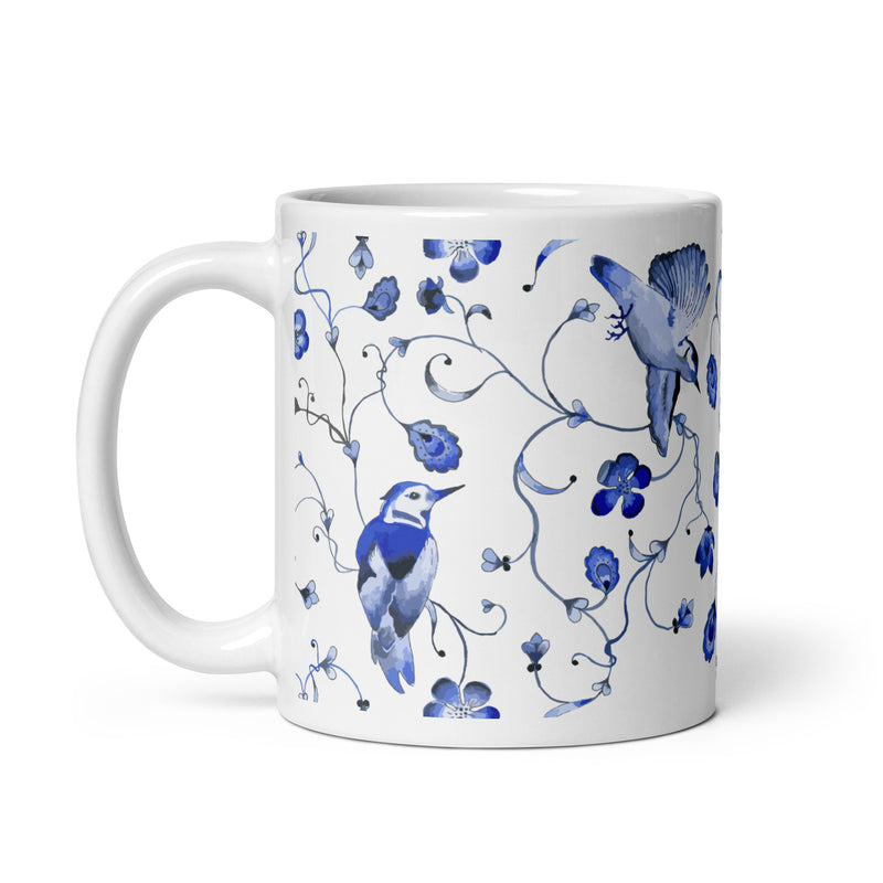 Blue Woodpecker Mug